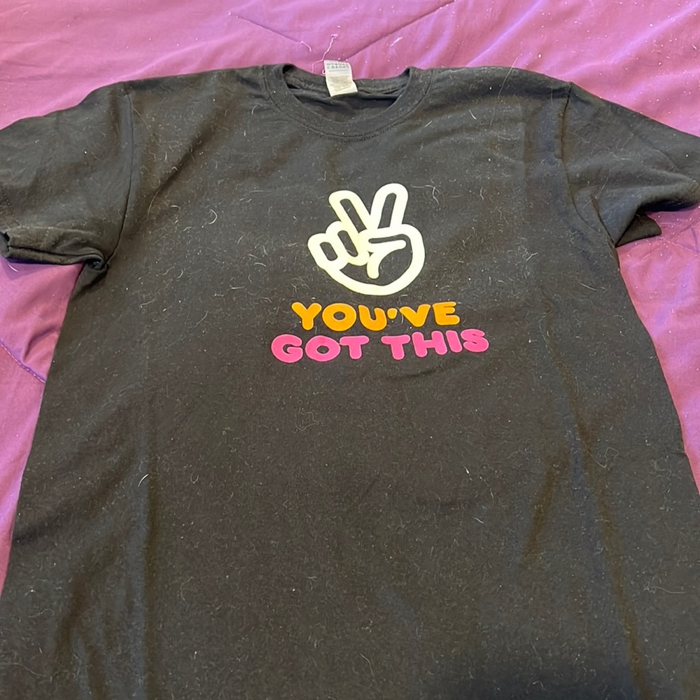 Two Dunkin’ Donuts shirts!